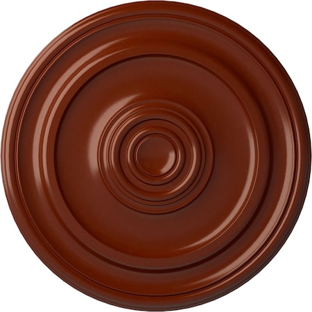Ekena Millwork Kepler Traditional Ceiling Medallion (For Canopies up to 4 1/2"), 19 3/4"OD x 1 1/2"P, Firebrick CM20KPFIF